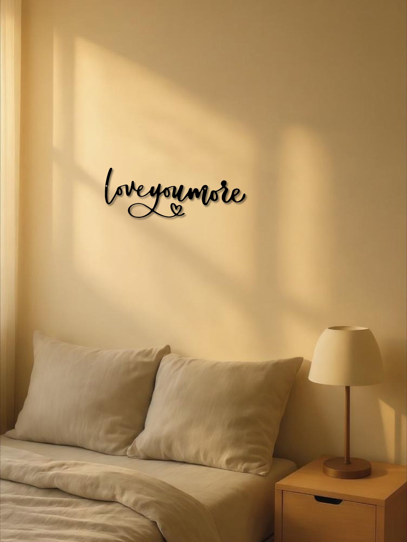 Love You More Wall Art