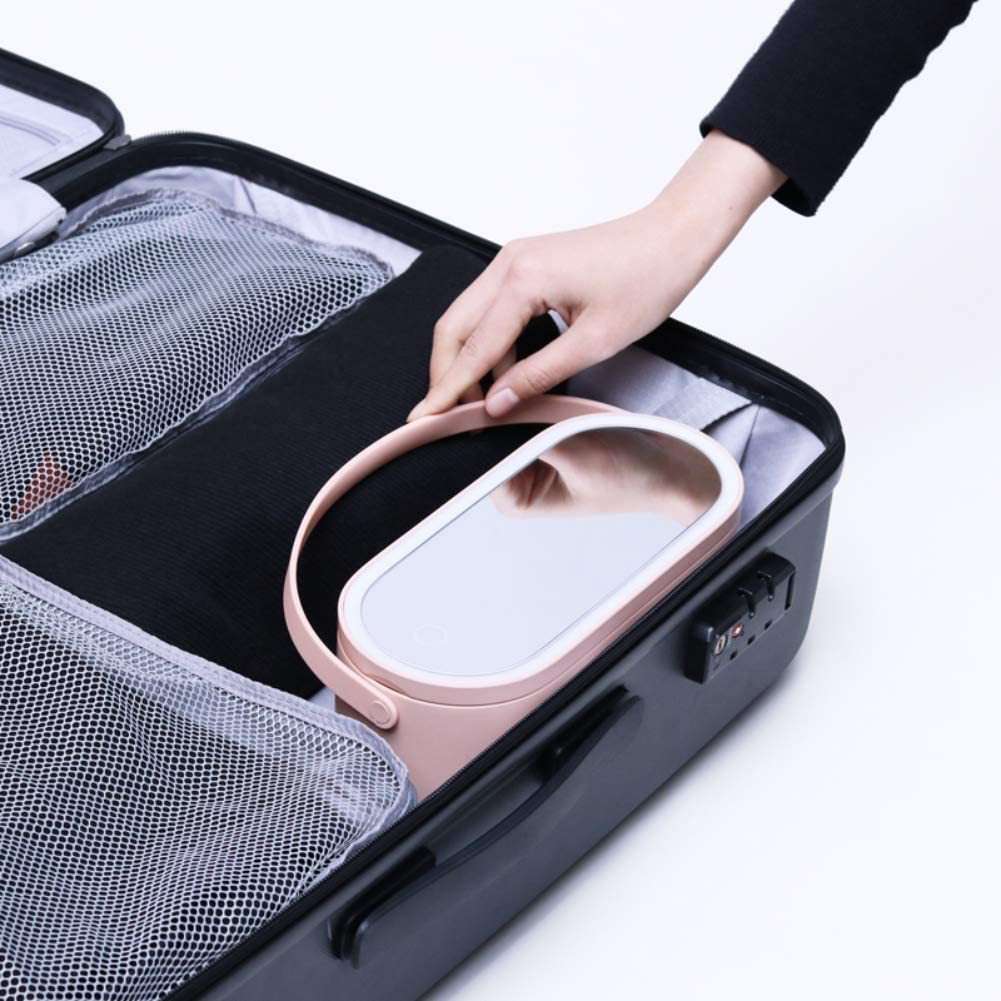 Travel LED Light & Mirror Make - up Storage Box - Exactly Bliss