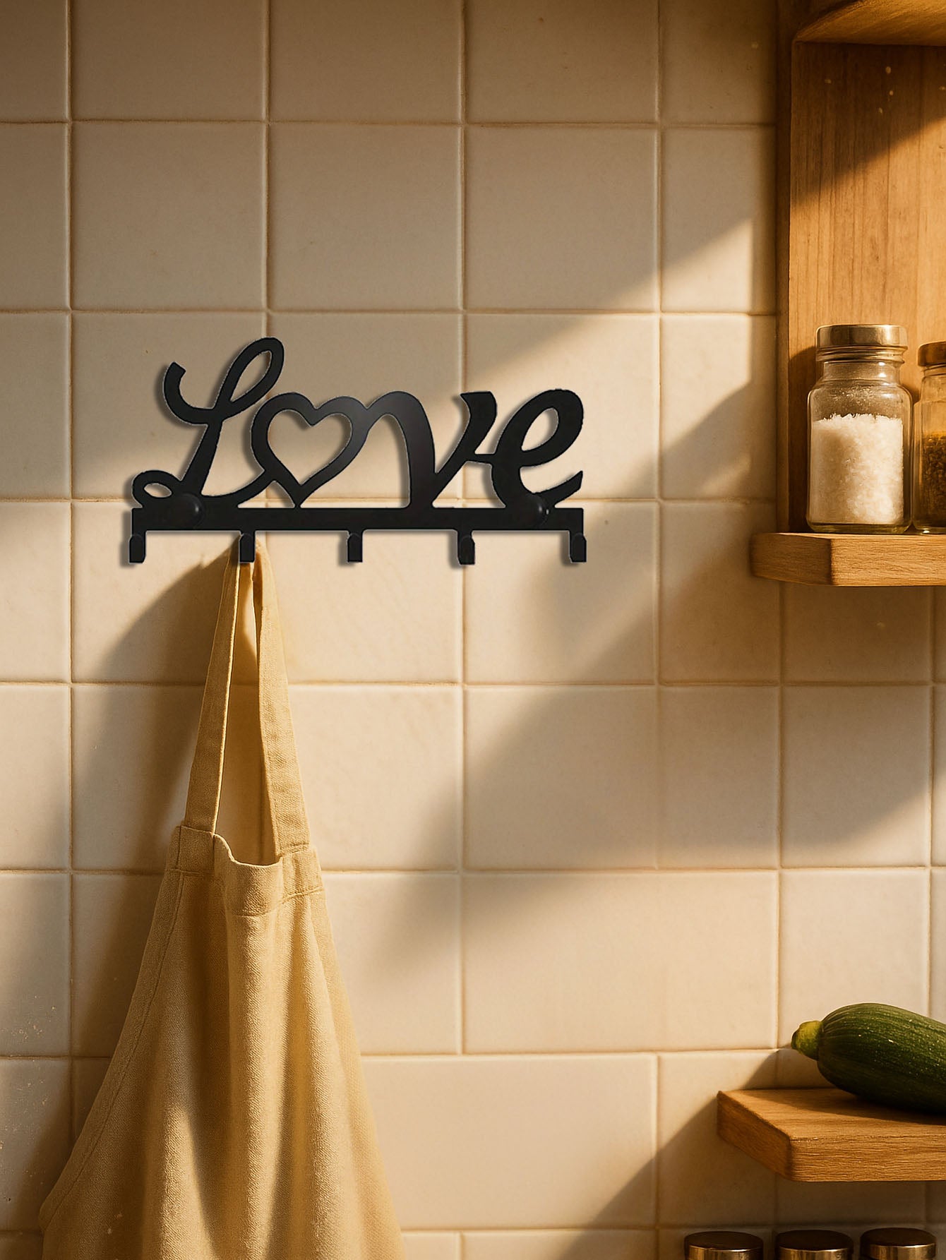 Love Wall Mount w/ Hooks