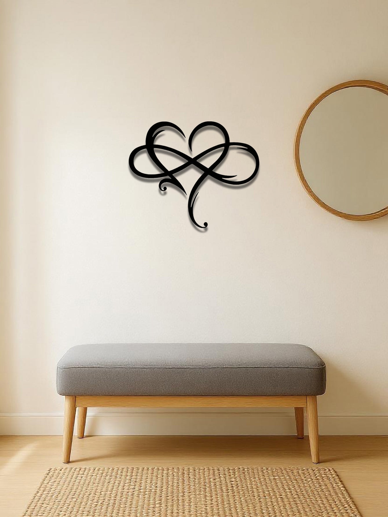 Infinity Heart Wall Art