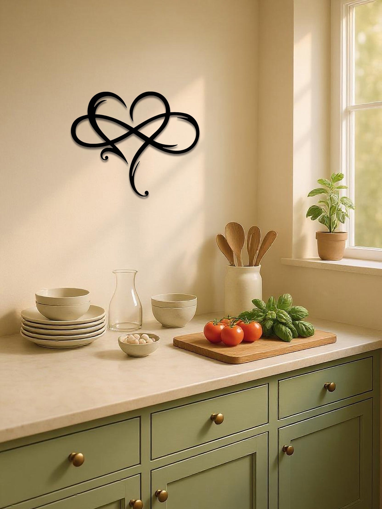 Infinity Heart Wall Art
