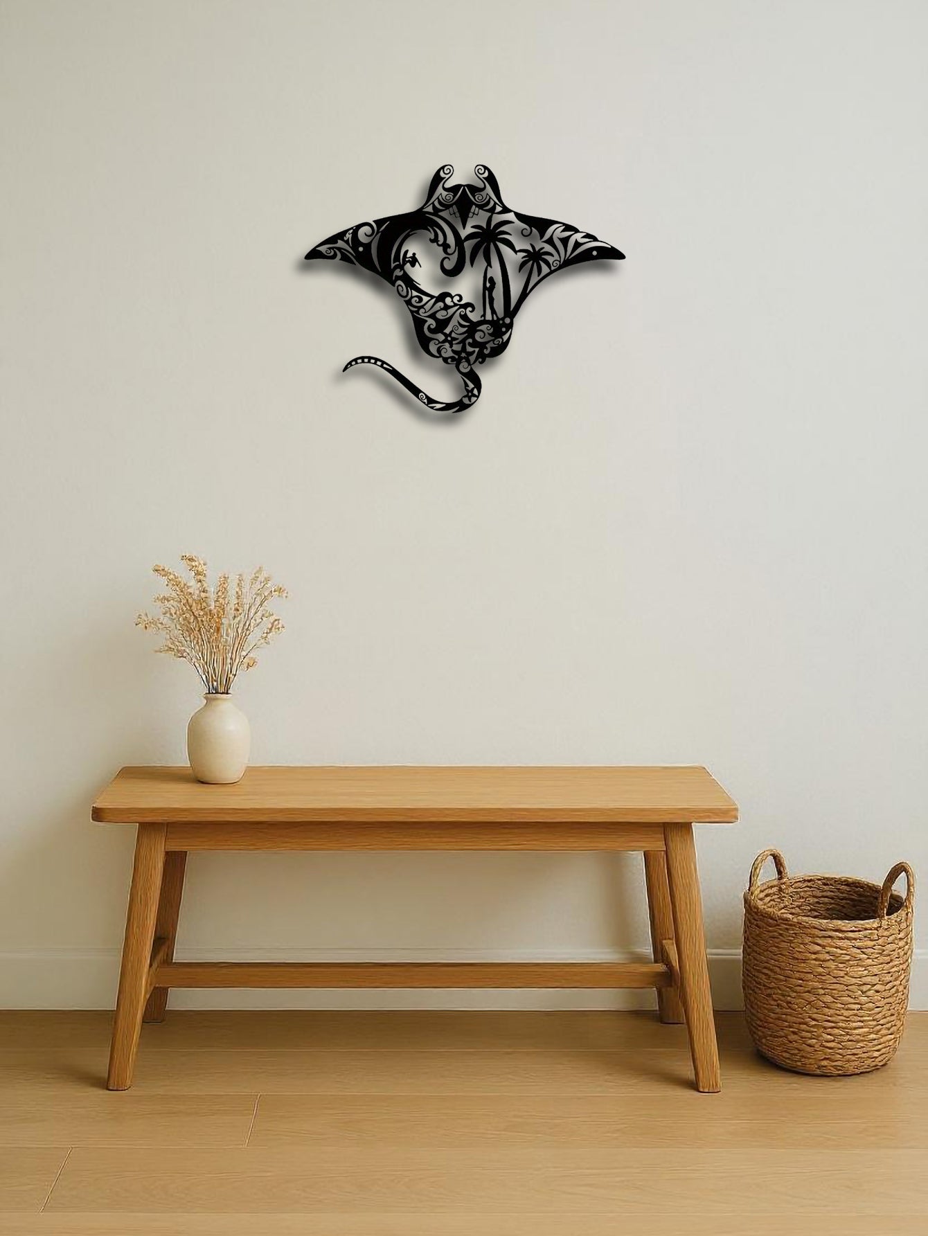 Ocean Vibes Sting Ray Wall Art