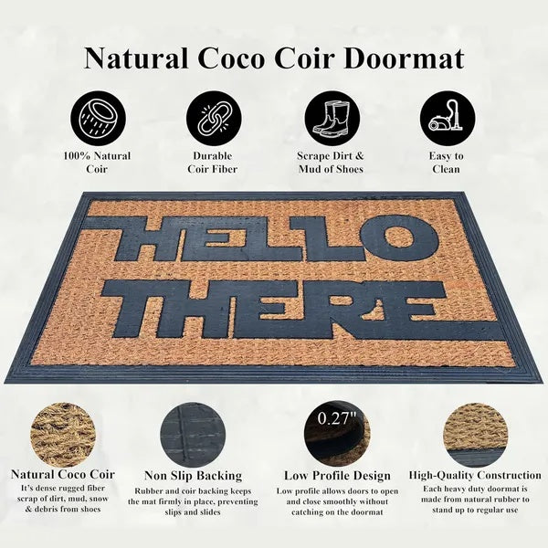 HELLO THERE Door Mat