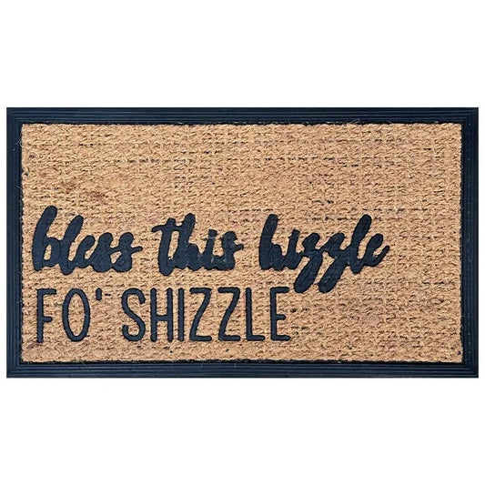 Bless This Hizzle Fo' Shizzle Door Mat