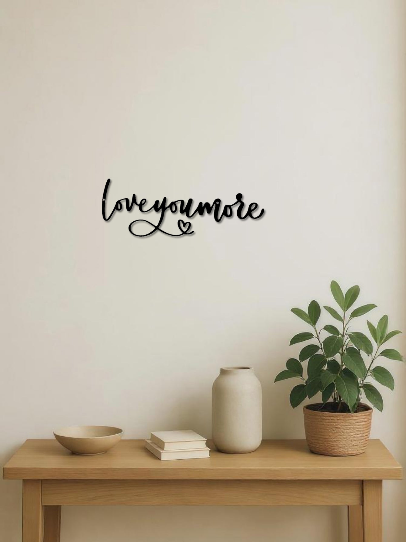 Love You More Wall Art