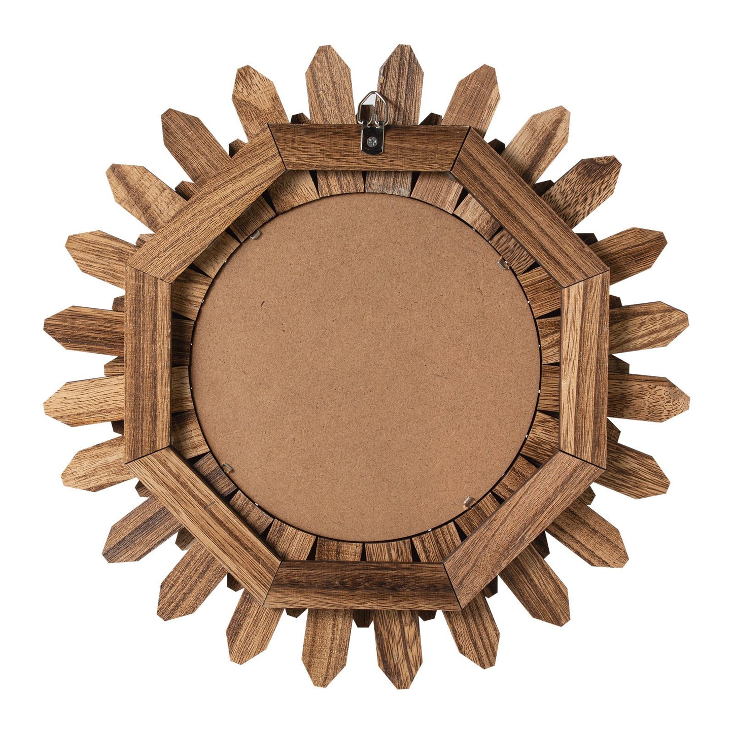 Decorative Wall Mounted Mirror w/ Rustic Wood