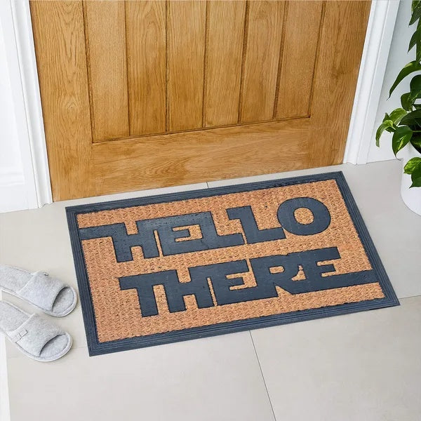 HELLO THERE Door Mat