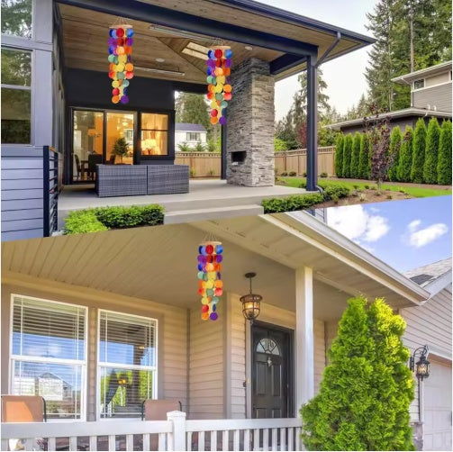 Rainbow Shell Wind Chime