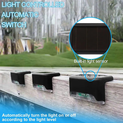 8 Pack LED Step Lights (Waterproof, Solar) - Exactly Bliss