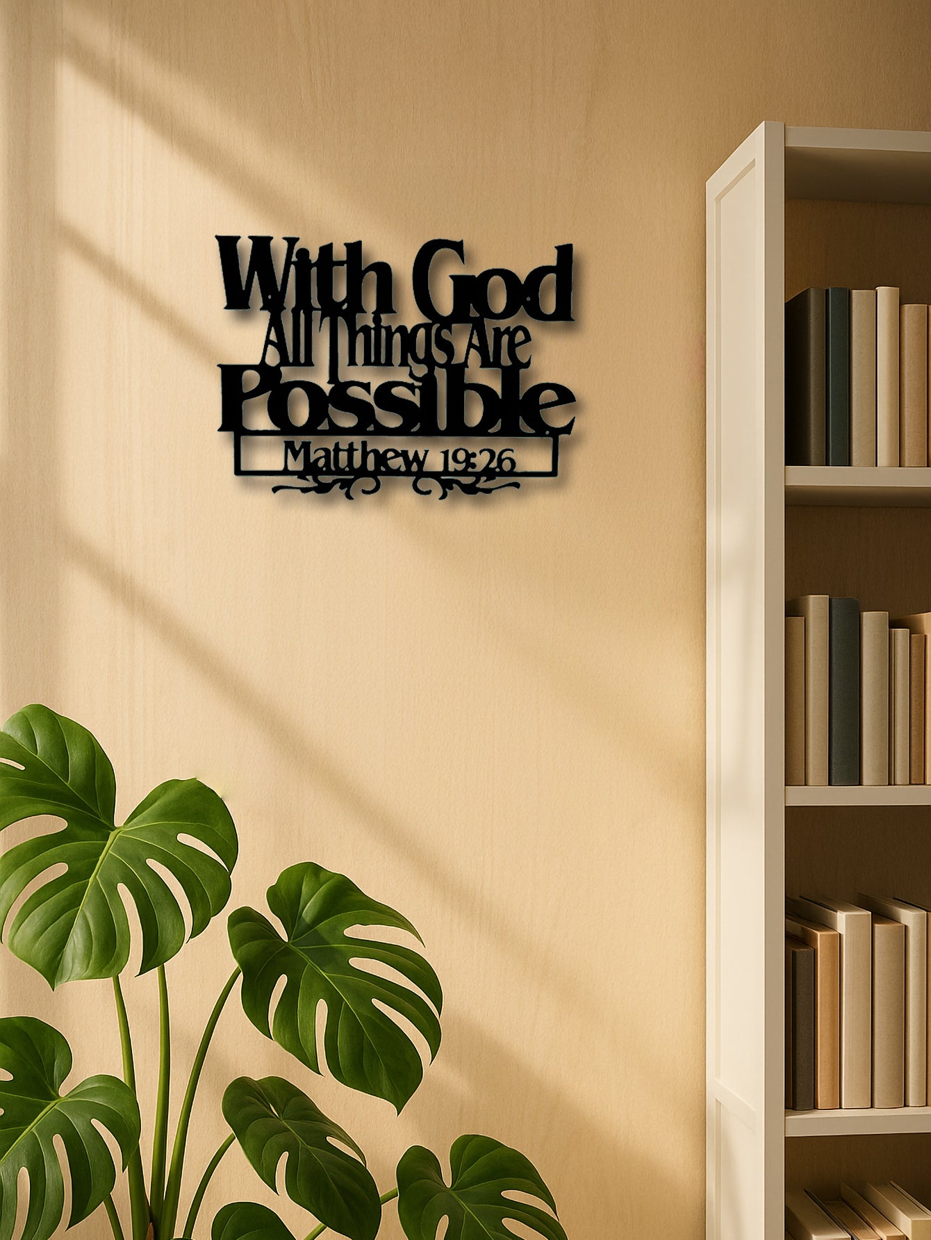 With God All Things Are Possible Wall Art