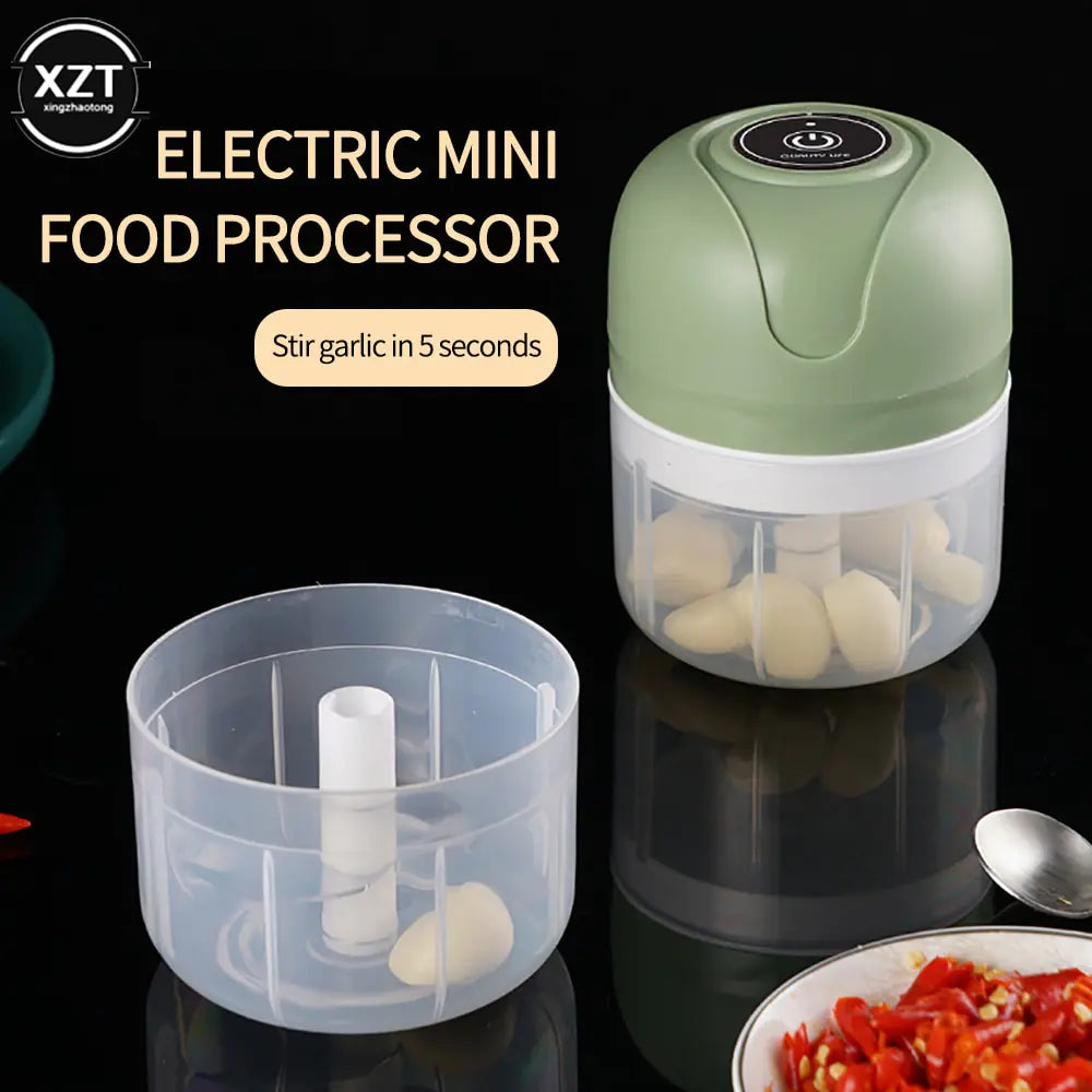 Push Button Mini Food Processor - Exactly Bliss