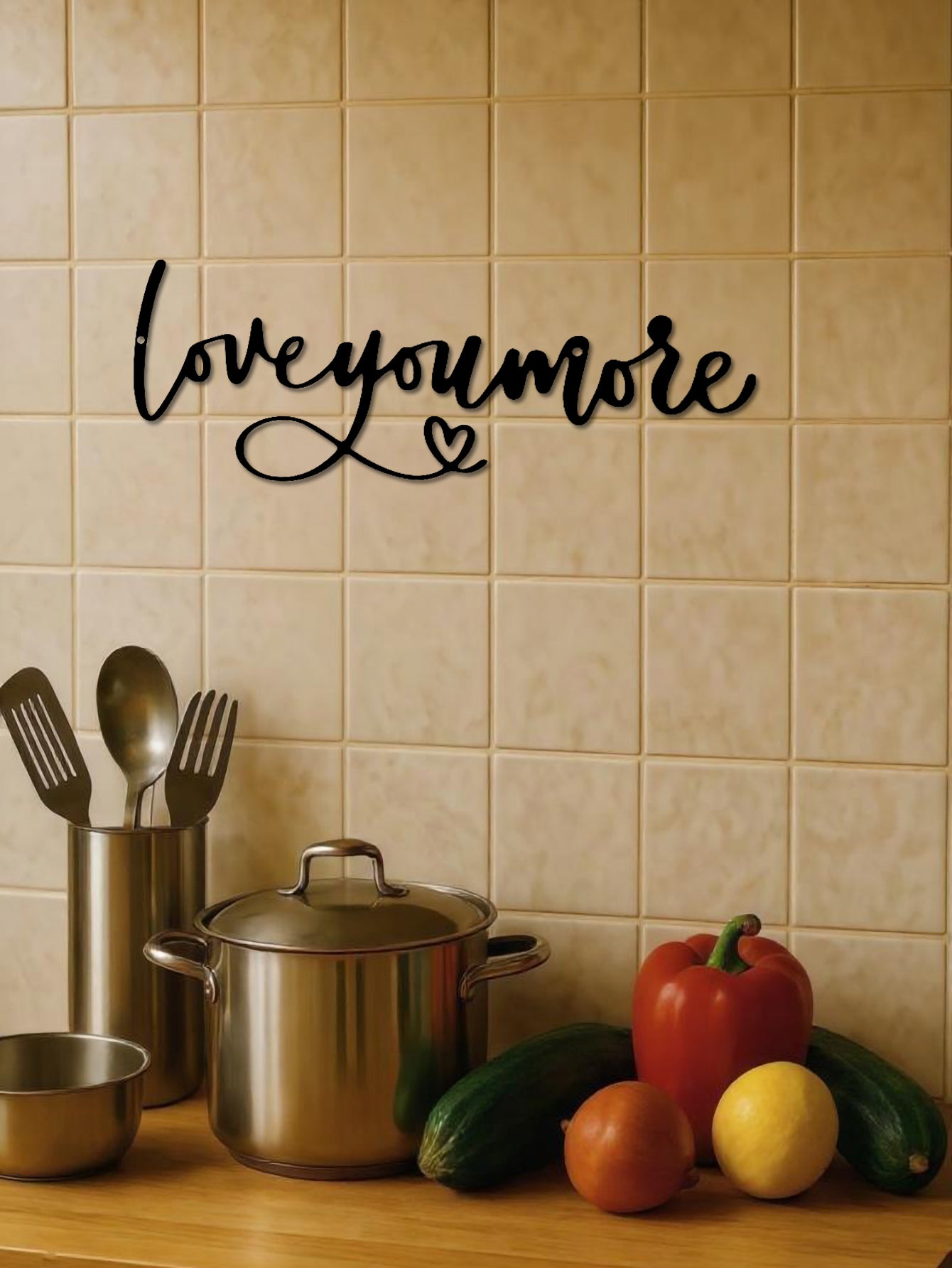 Love You More Wall Art