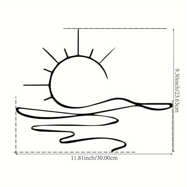 Sunrise Over the Water Wall Art
