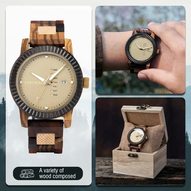 True Gentleman's Wooden Wristwatch - Exactly Bliss