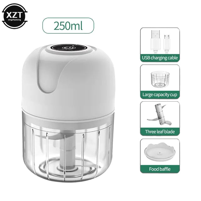 Push Button Mini Food Processor - Exactly Bliss