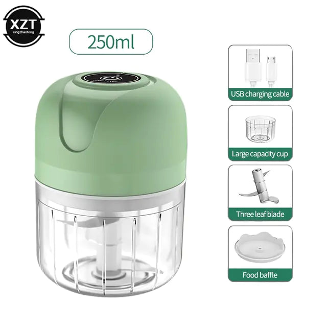 Push Button Mini Food Processor - Exactly Bliss