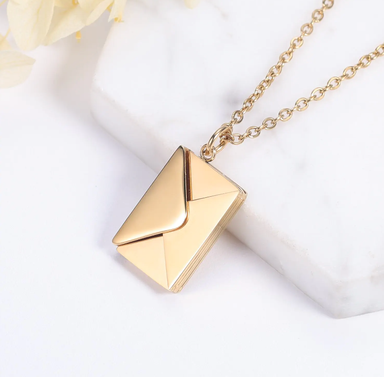 Envelope Necklace - Exactly Bliss