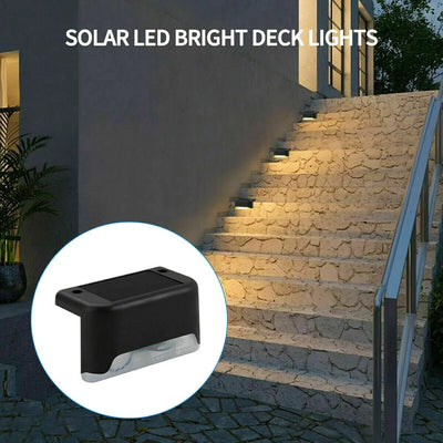 8 Pack LED Step Lights (Waterproof, Solar) - Exactly Bliss