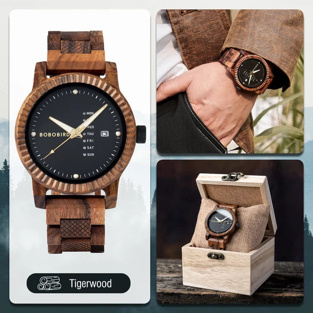 True Gentleman's Wooden Wristwatch - Exactly Bliss