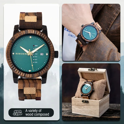 True Gentleman's Wooden Wristwatch - Exactly Bliss