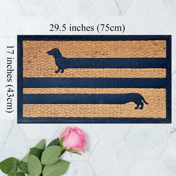 Funny Weiner Dog Non-Slip Door Mat