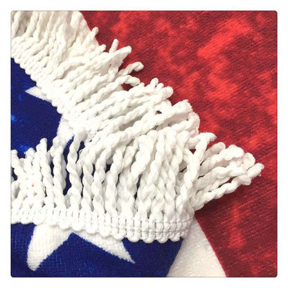 American Flag Beach Mat or Beach Towel - Exactly Bliss