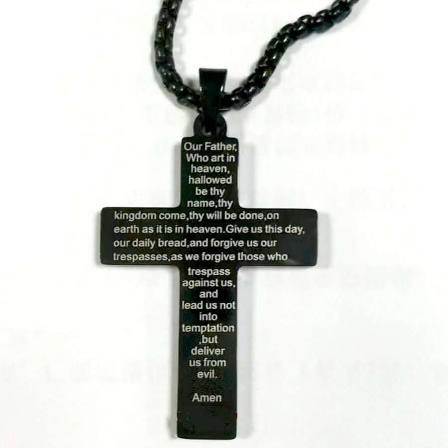 American Flag Cross Necklace - Exactly Bliss