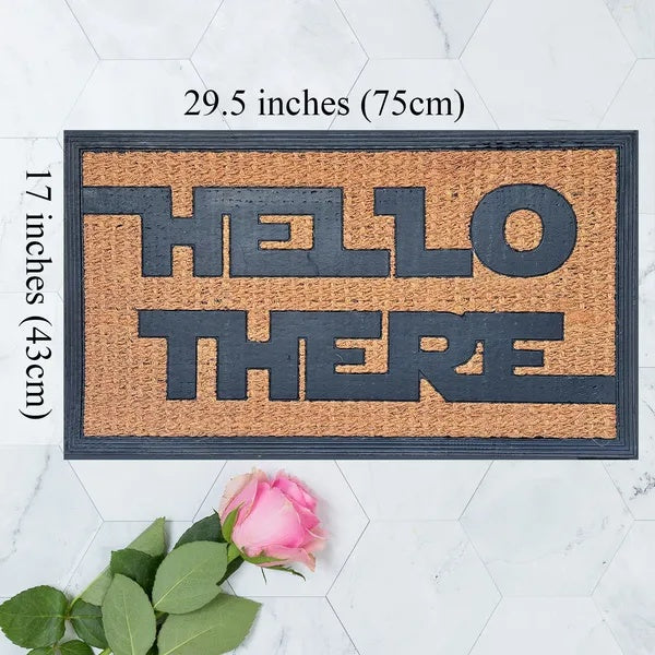 HELLO THERE Door Mat