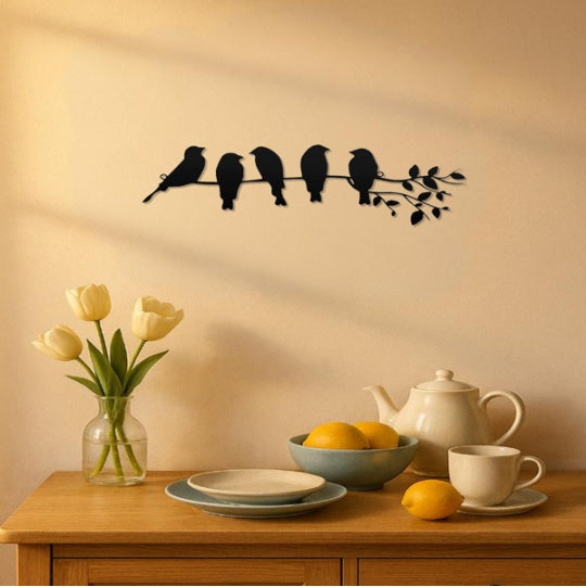 Birds on a Branch Wall Art