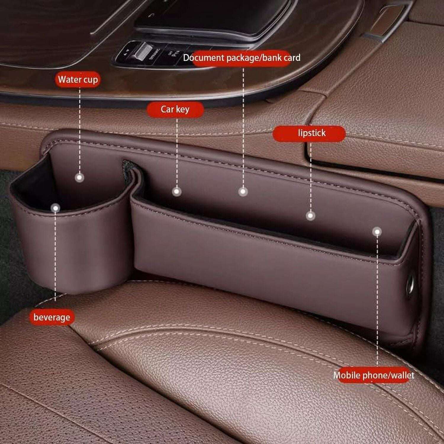 Car Seat Gap Filler with Storage - Exactly Bliss