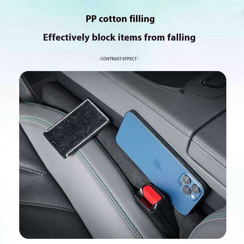 Car Seat Leak - proof Suede Car Gap Pocket - Exactly Bliss