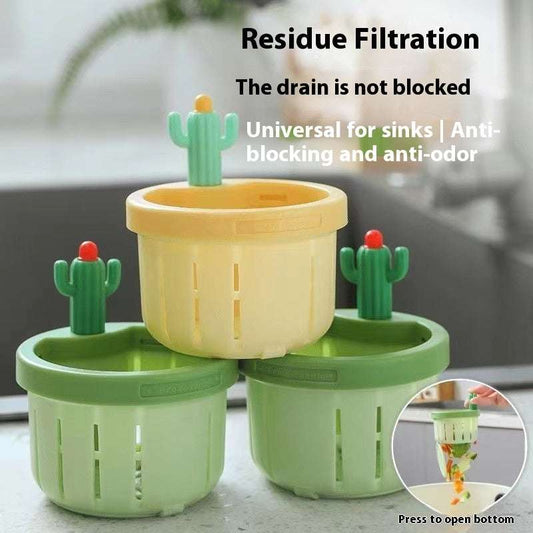 Cute Cactus Sink Strainer Basket - Exactly Bliss