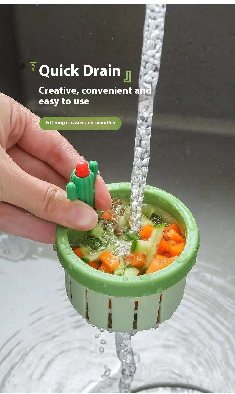 Cute Cactus Sink Strainer Basket - Exactly Bliss