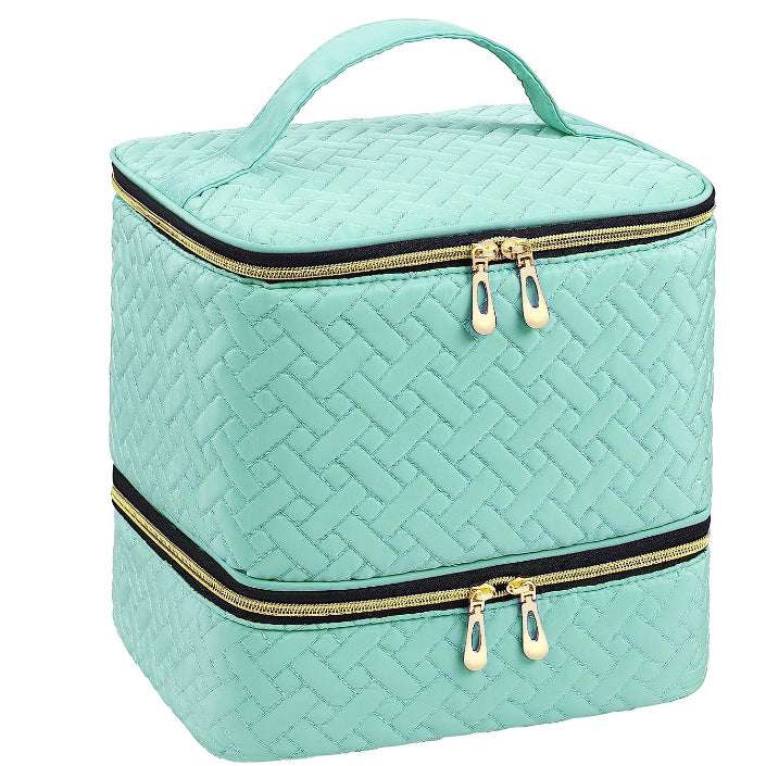 Duel - Layer Make - up Organizer Bag - Exactly Bliss