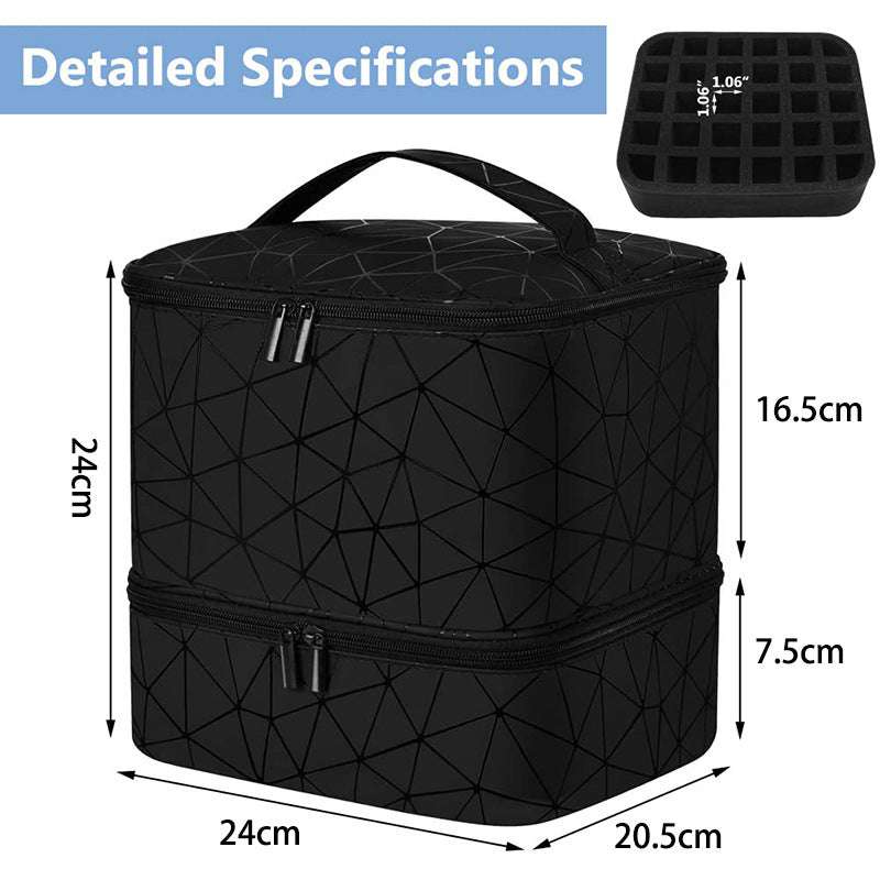 Duel - Layer Make - up Organizer Bag - Exactly Bliss