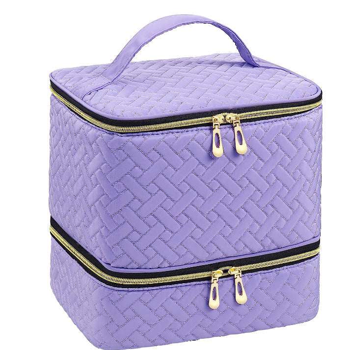 Duel - Layer Make - up Organizer Bag - Exactly Bliss