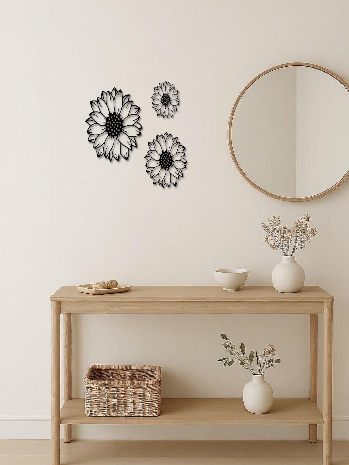 Stunning Sunflowers Set of 3 Wall Art