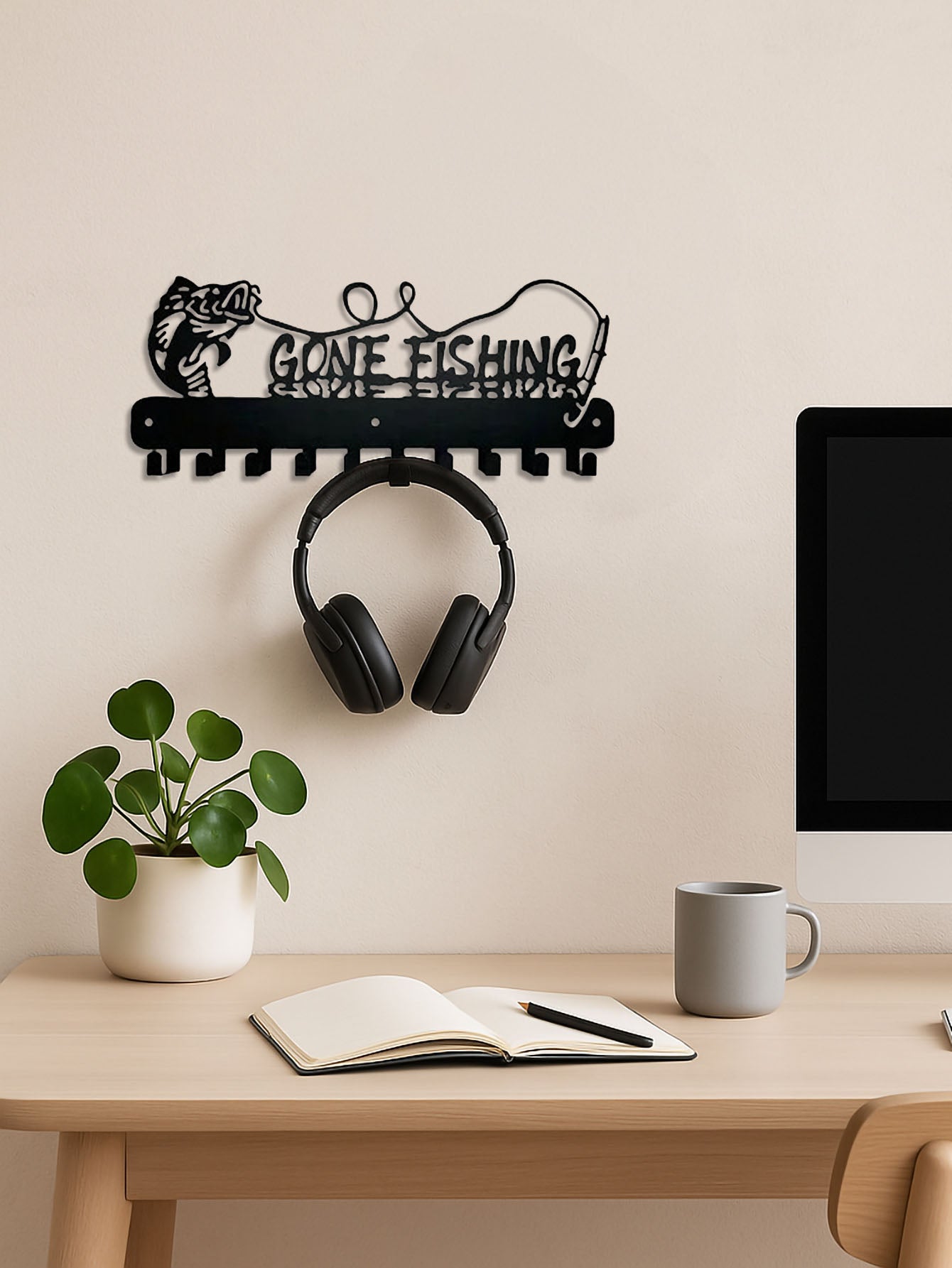 Gone Fishing Wall Art