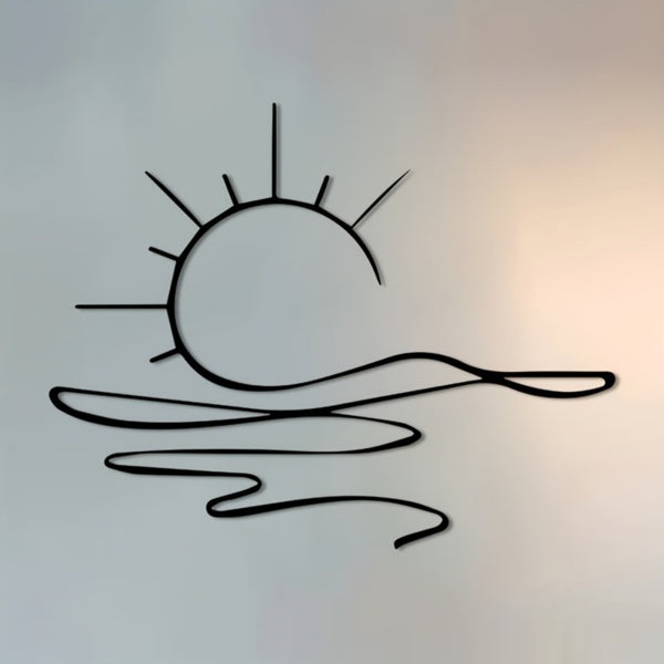 Sunrise Over the Water Wall Art