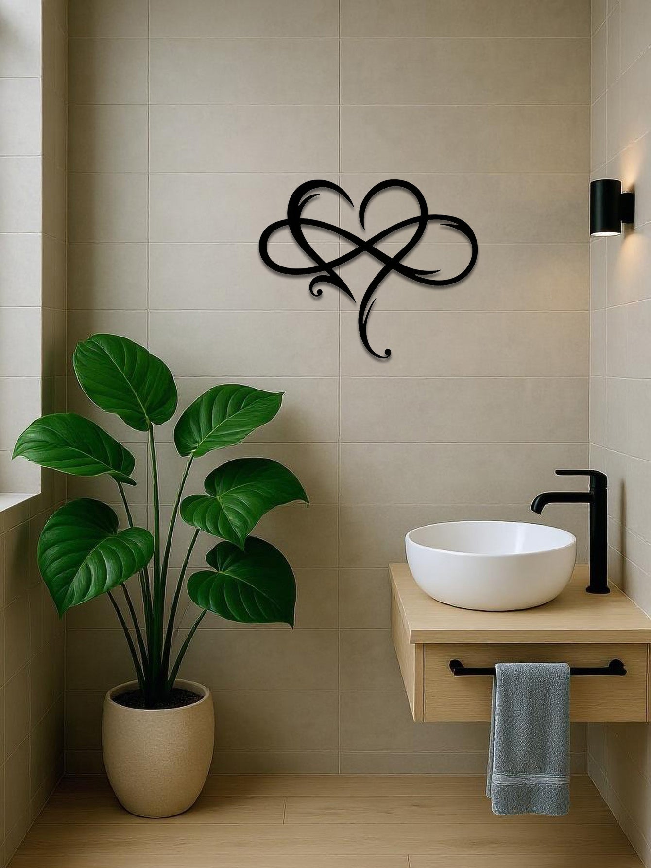 Infinity Heart Wall Art