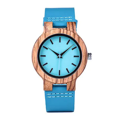 Stylish Wood and Quartz Wristwatch - Exactly Bliss