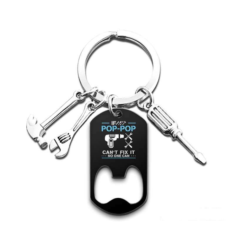 Father's Day Metal Keychain Bottle Opener - Exactly Bliss