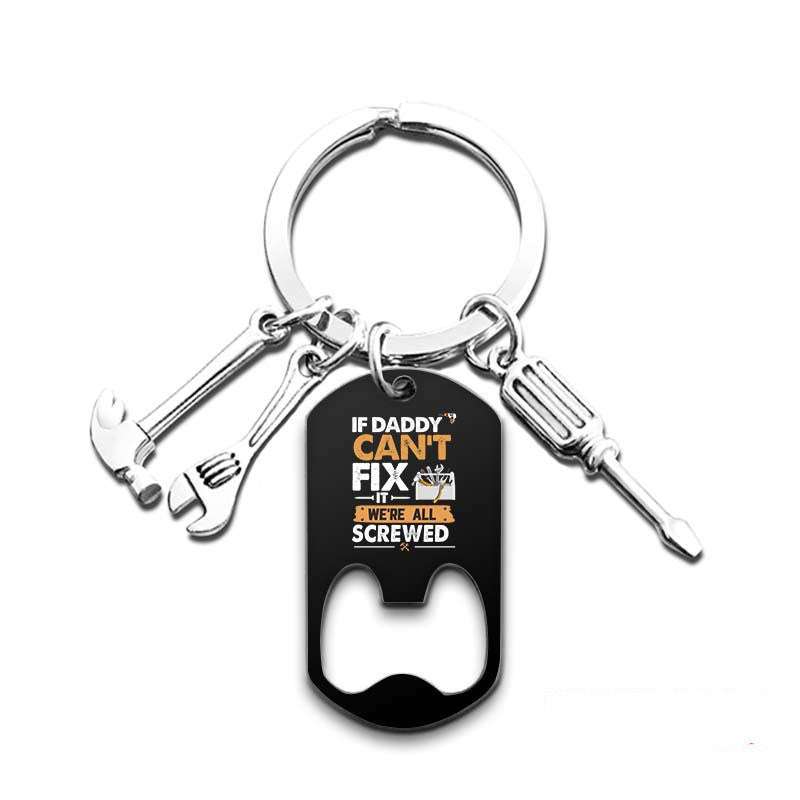 Father's Day Metal Keychain Bottle Opener - Exactly Bliss