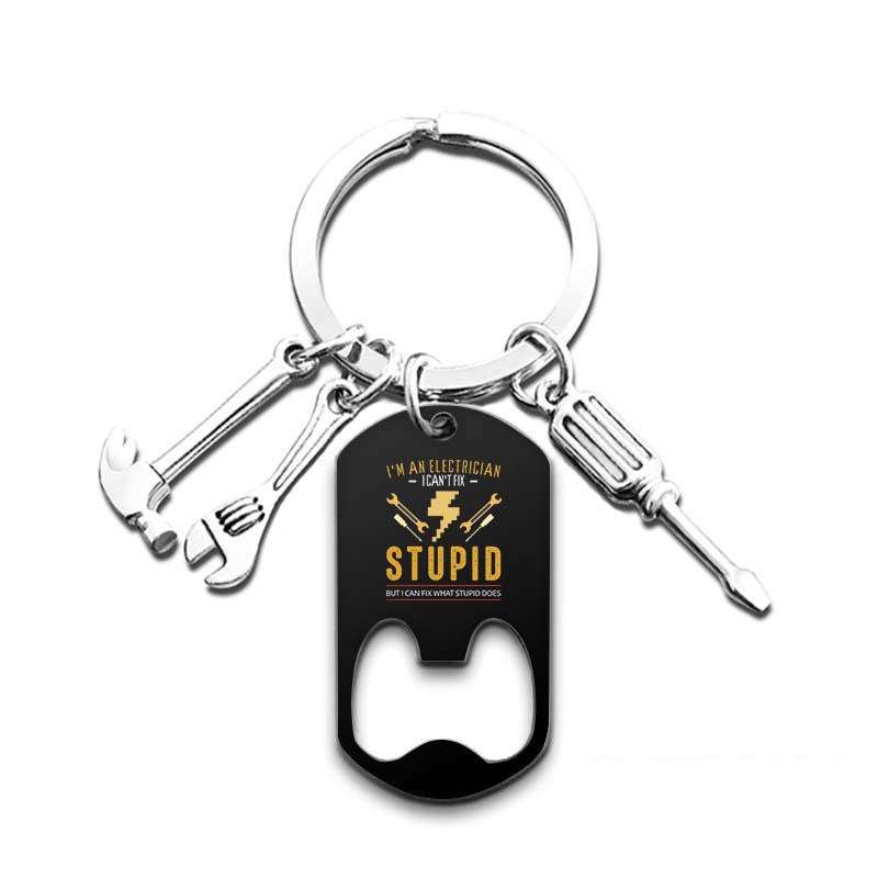 Father's Day Metal Keychain Bottle Opener - Exactly Bliss