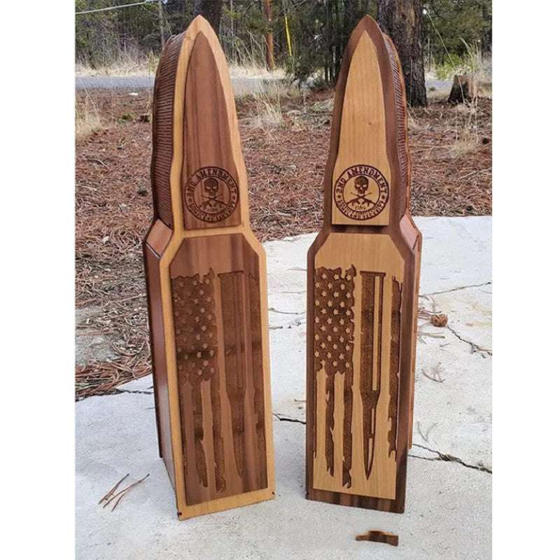 Fathers Day Red Wine Wooden Gift Box - Exactly Bliss