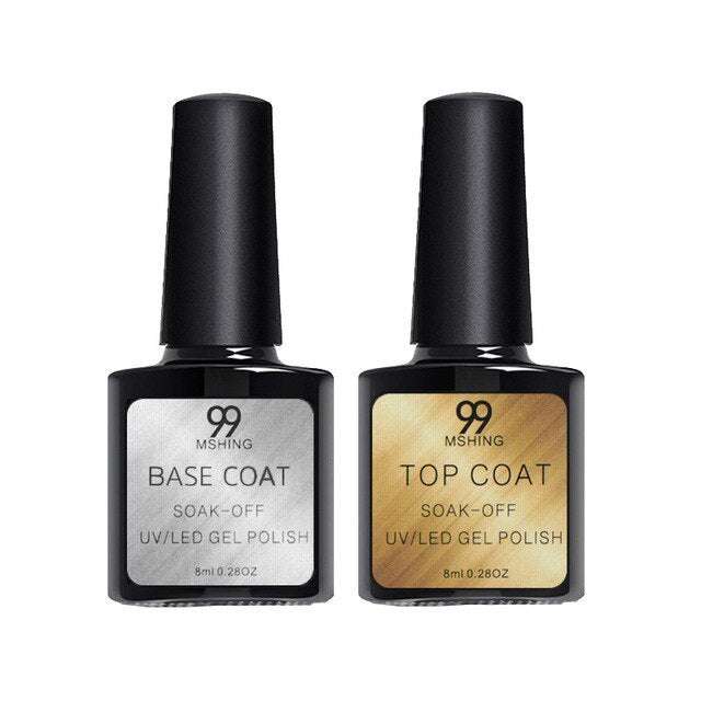 Gel Base, Top and Matte Top Coat Set - Exactly Bliss
