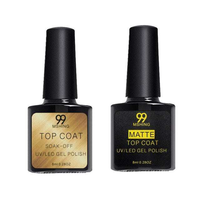 Gel Base, Top and Matte Top Coat Set - Exactly Bliss