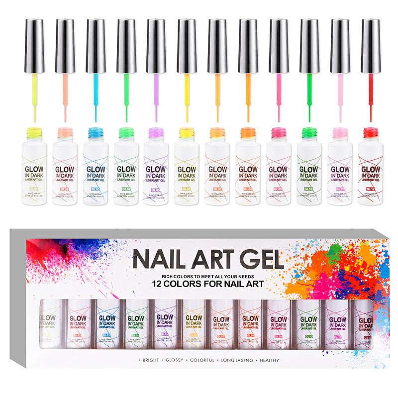 Glow in the Dark Gel Nail Polish - Exactly Bliss