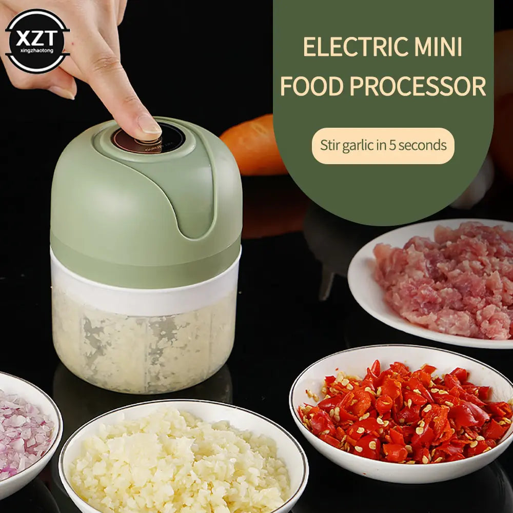 Push Button Mini Food Processor - Exactly Bliss