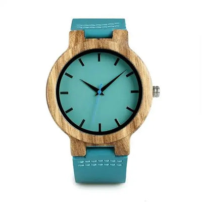 Stylish Wood and Quartz Wristwatch - Exactly Bliss